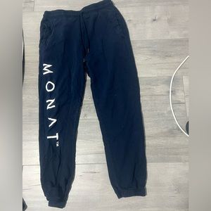 monat modern nature women’s navy sweatpants joggers pants
